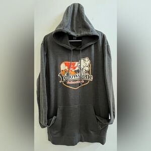 Yellowstone Graphic Hoodie for Men’s Charcoal Size:2XL